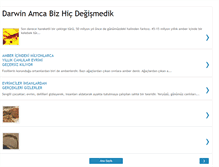 Tablet Screenshot of darwinamcabizdegismedik.blogspot.com