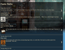 Tablet Screenshot of footepaths.blogspot.com