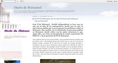 Desktop Screenshot of diariodemutxamel.blogspot.com