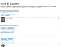 Tablet Screenshot of diariodemutxamel.blogspot.com