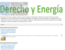 Tablet Screenshot of derechoyenergia.blogspot.com