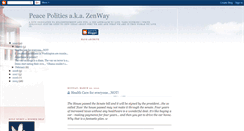 Desktop Screenshot of peacepolitics.blogspot.com