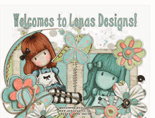 Tablet Screenshot of lenasdesign.blogspot.com