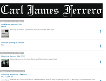 Tablet Screenshot of carlferrero.blogspot.com