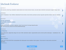 Tablet Screenshot of idazlanakeuskaraz.blogspot.com