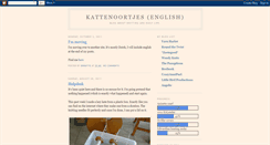 Desktop Screenshot of kattenoortjes-english.blogspot.com