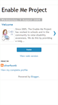 Mobile Screenshot of enablemeproject.blogspot.com
