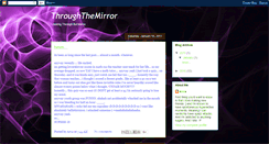 Desktop Screenshot of lookingthruthemirror.blogspot.com