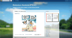 Desktop Screenshot of bioloxiaexeoloxia4eso.blogspot.com