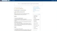 Desktop Screenshot of cplus-interview-questions.blogspot.com