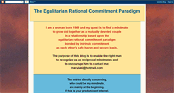 Desktop Screenshot of egalitarianrationalcommitmentparadigm.blogspot.com