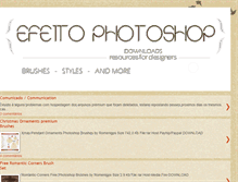 Tablet Screenshot of efeitophotoshop.blogspot.com