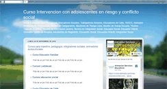 Desktop Screenshot of cursoadolescentesenriesgo.blogspot.com