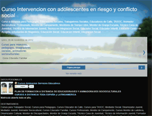 Tablet Screenshot of cursoadolescentesenriesgo.blogspot.com