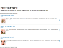 Tablet Screenshot of householdtips4u.blogspot.com