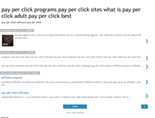 Tablet Screenshot of pay-per-click-sites-affiliate-program.blogspot.com