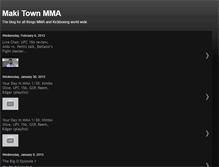 Tablet Screenshot of makitown-mma.blogspot.com