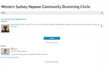 Tablet Screenshot of drumming-circle.blogspot.com