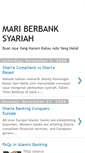 Mobile Screenshot of berbanksyariah.blogspot.com