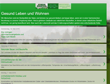 Tablet Screenshot of gesundes-wohnen.blogspot.com