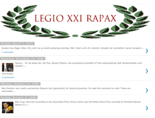 Tablet Screenshot of legio-xxi.blogspot.com