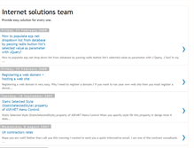 Tablet Screenshot of isolutionteam.blogspot.com