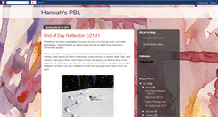 Desktop Screenshot of hannahpbl.blogspot.com