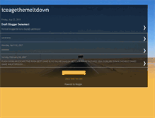 Tablet Screenshot of iceagethemeltdown.blogspot.com