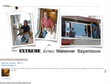 Tablet Screenshot of ourextremehomemakeoverexperience.blogspot.com
