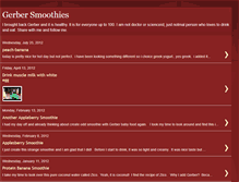 Tablet Screenshot of gerbersrecipes.blogspot.com