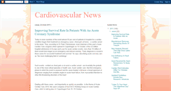 Desktop Screenshot of cardiovascularnews.blogspot.com