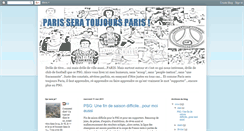 Desktop Screenshot of parisseratoujoursparis-psg.blogspot.com