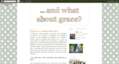 Desktop Screenshot of andwhataboutgrace.blogspot.com