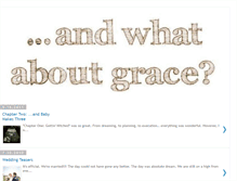 Tablet Screenshot of andwhataboutgrace.blogspot.com