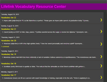 Tablet Screenshot of lifelink-vocab.blogspot.com