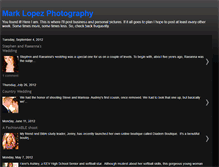 Tablet Screenshot of mlopezphotography.blogspot.com