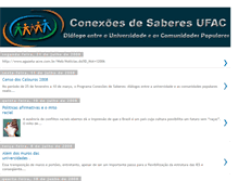 Tablet Screenshot of conexoesacre.blogspot.com