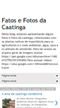 Mobile Screenshot of fatosefotosdacaatinga.blogspot.com