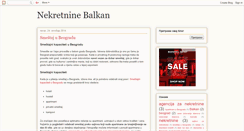 Desktop Screenshot of nekretninebalkan.blogspot.com
