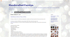 Desktop Screenshot of handcraftedcarolyn.blogspot.com