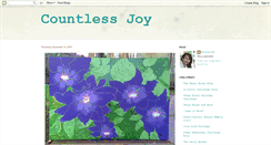 Desktop Screenshot of countlessjoy.blogspot.com