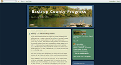 Desktop Screenshot of bastropprogress.blogspot.com