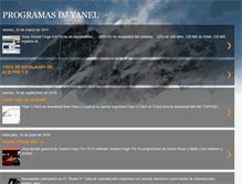 Tablet Screenshot of programasdjyanel.blogspot.com