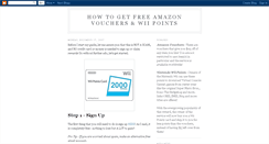 Desktop Screenshot of amazonvouchersforfree.blogspot.com