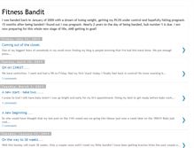 Tablet Screenshot of banditfitness.blogspot.com