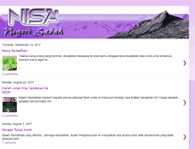Tablet Screenshot of nisasabah.blogspot.com