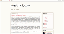 Desktop Screenshot of hungrysandy.blogspot.com