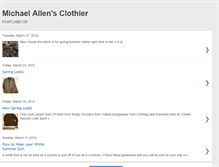 Tablet Screenshot of michaelallensclothier.blogspot.com