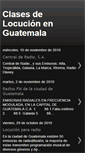 Mobile Screenshot of locutoresdeguatemala.blogspot.com