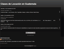 Tablet Screenshot of locutoresdeguatemala.blogspot.com